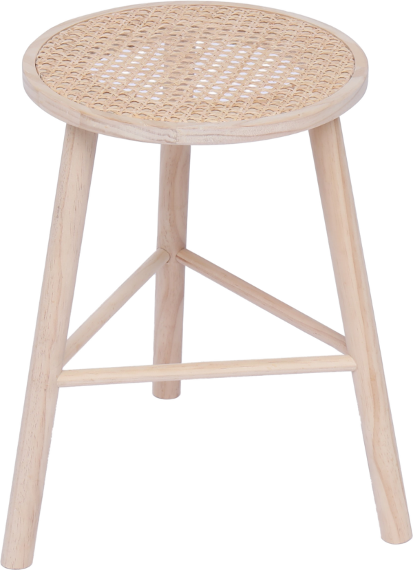 Skammel Nordlys Furniture Itami natur - rattan og FSC-certificeret træ 45,5Ã31 cm